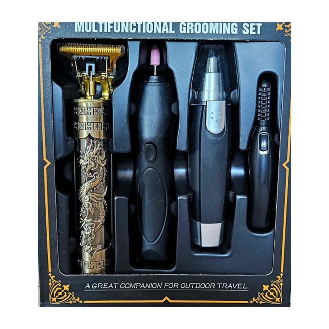 Set Maquina Multifuncional Afeitadora Barba Nariz y Oreja